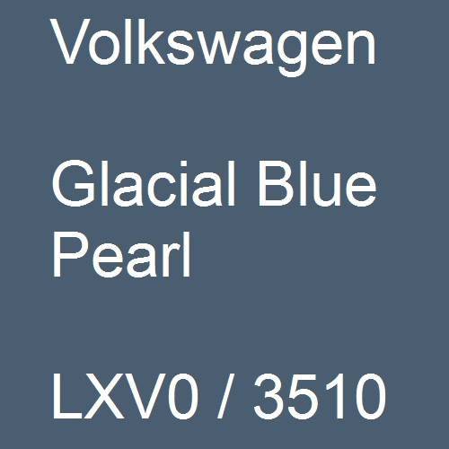 Volkswagen, Glacial Blue Pearl, LXV0 / 3510.